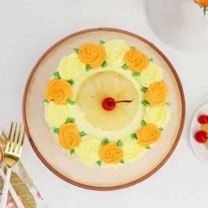 Delicious Creamy Pineapple Cake (600 Gm)