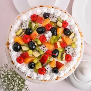 Assorted Fruit and Almond Cake